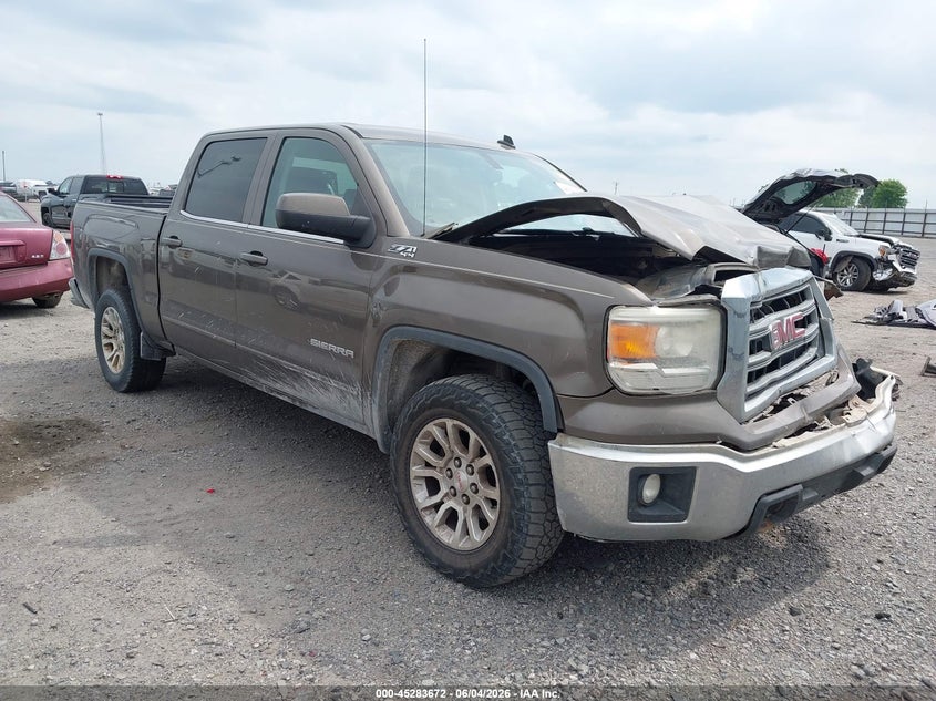 2014 Gmc SIERRA VIN 3GTU2UEC4EG263116 IAAI salvage auction — FRONT END, Salvage Title, sold $1,300 on 2026-07-29 (photo 1)