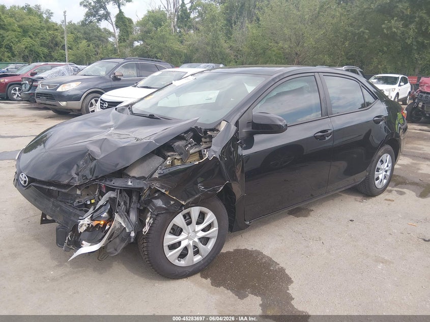 2014 Toyota Corolla VIN 5YFBURHE4EP157528 IAAI salvage auction — LEFT FRONT, Salvage Title, sold $1,350 on 2026-07-15 (photo 2)