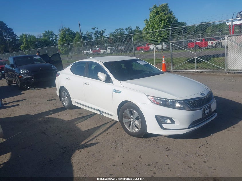 2016 Kia Optima VIN KNAGM4AD4G5092588 IAAI salvage auction — SIDE, Clear (Virginia), sold $1,100 on 2026-07-25 (photo 1)