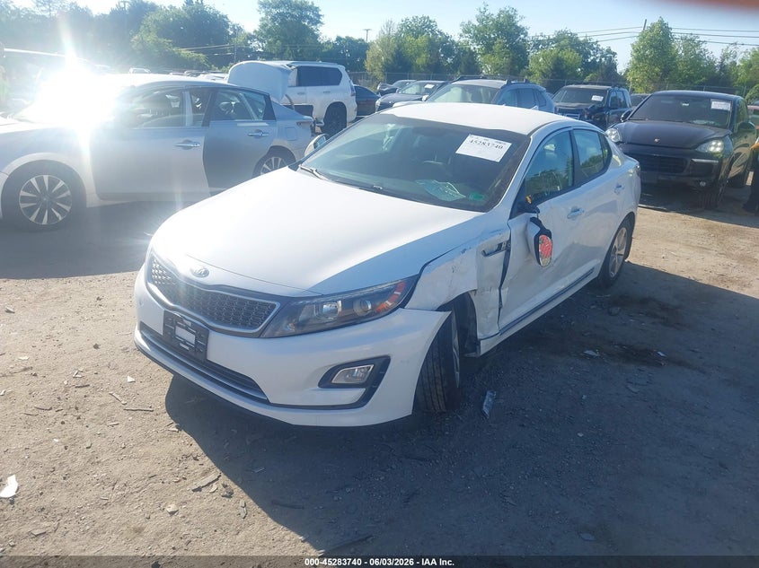 2016 Kia Optima VIN KNAGM4AD4G5092588 IAAI salvage auction — SIDE, Clear (Virginia), sold $1,100 on 2026-07-25 (photo 2)