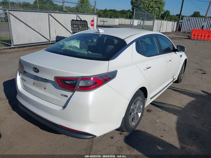 2016 Kia Optima VIN KNAGM4AD4G5092588 IAAI salvage auction — SIDE, Clear (Virginia), sold $1,100 on 2026-07-25 (photo 4)