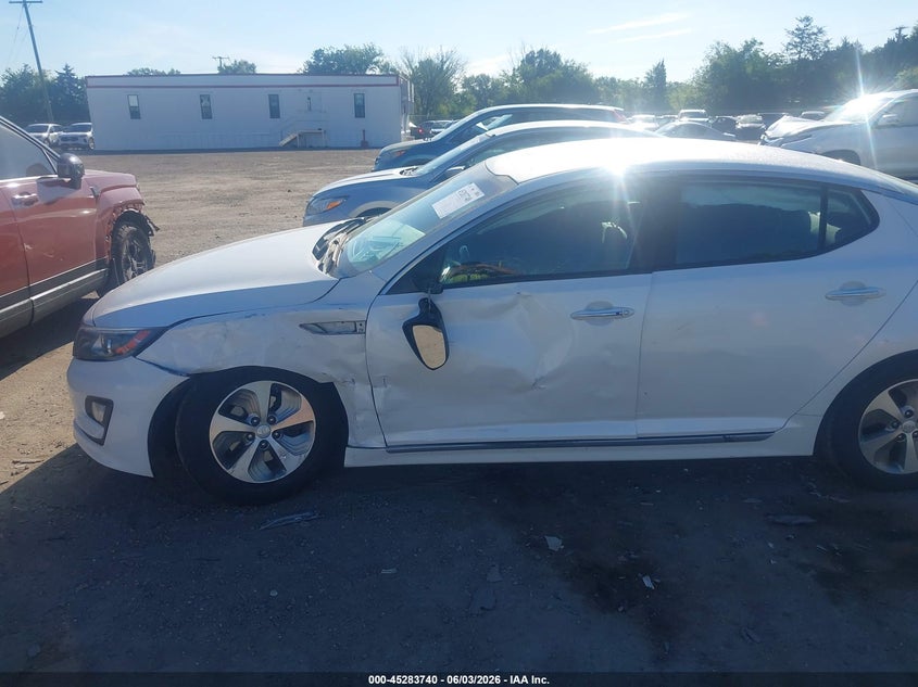 2016 Kia Optima VIN KNAGM4AD4G5092588 IAAI salvage auction — SIDE, Clear (Virginia), sold $1,100 on 2026-07-25 (photo 6)