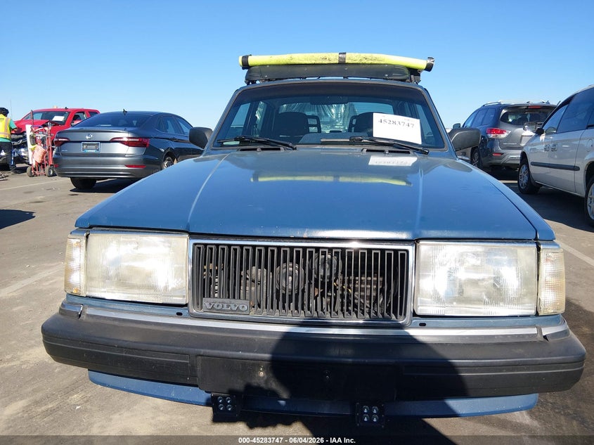1991 Volvo 240 VIN YV1AA8845M1447599 IAAI salvage auction — NORMAL WEAR, Clear (Florida), sold $300 on 2026-07-15 (photo 6)