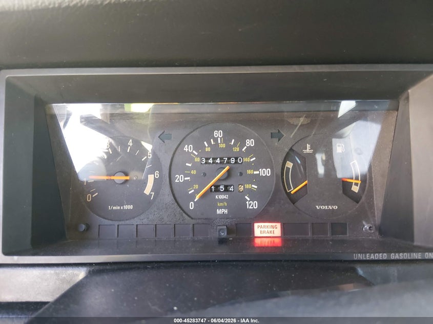1991 Volvo 240 VIN YV1AA8845M1447599 IAAI salvage auction — NORMAL WEAR, Clear (Florida), sold $300 on 2026-07-15 (photo 7)