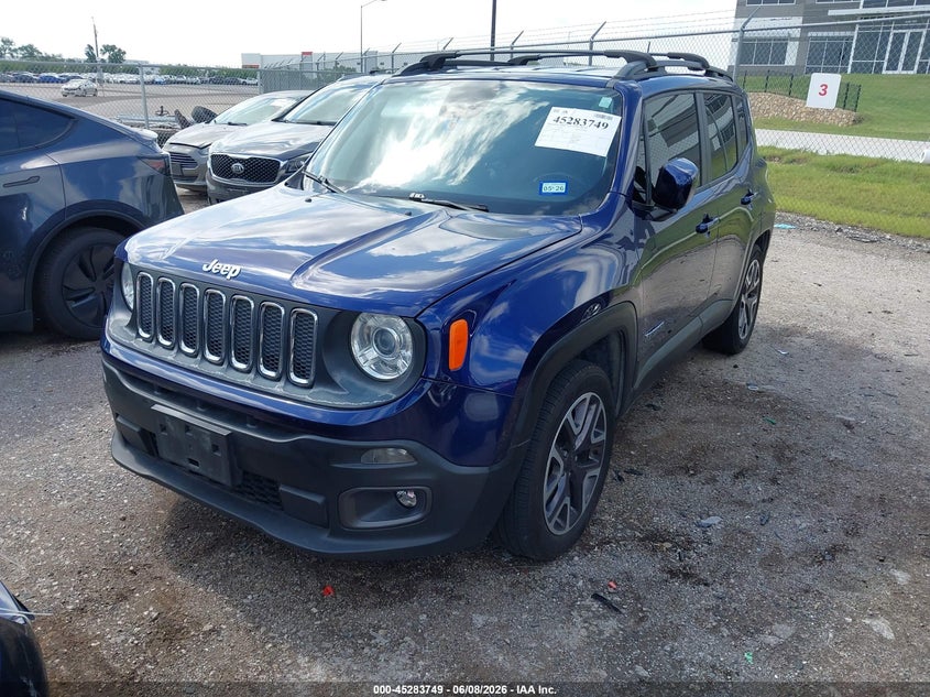 2018 Jeep Renegade VIN ZACCJABB8JPG74147 IAAI salvage auction — NORMAL WEAR, Salvage Title, sold $1,200 on 2026-07-07 (photo 2)