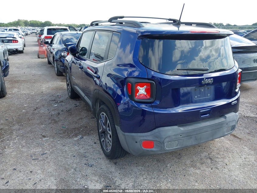 2018 Jeep Renegade VIN ZACCJABB8JPG74147 IAAI salvage auction — NORMAL WEAR, Salvage Title, sold $1,200 on 2026-07-07 (photo 3)