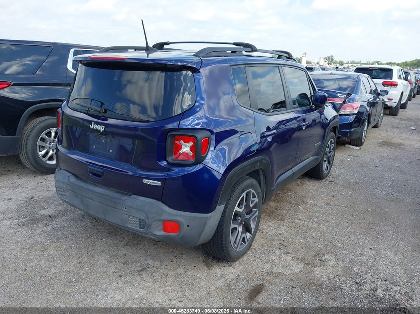 2018 Jeep Renegade VIN ZACCJABB8JPG74147 IAAI salvage auction — NORMAL WEAR, Salvage Title, sold $1,200 on 2026-07-07 (photo 4)