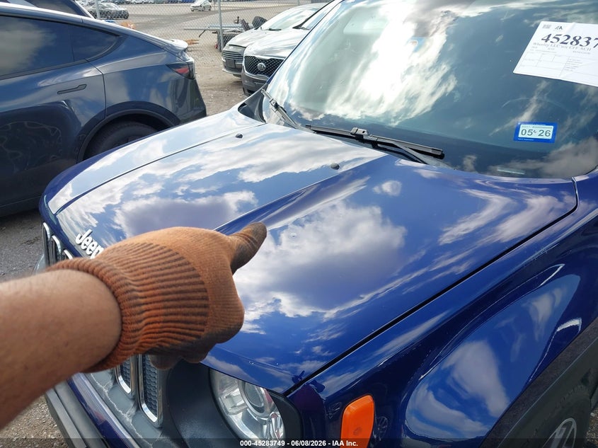 2018 Jeep Renegade VIN ZACCJABB8JPG74147 IAAI salvage auction — NORMAL WEAR, Salvage Title, sold $1,200 on 2026-07-07 (photo 6)