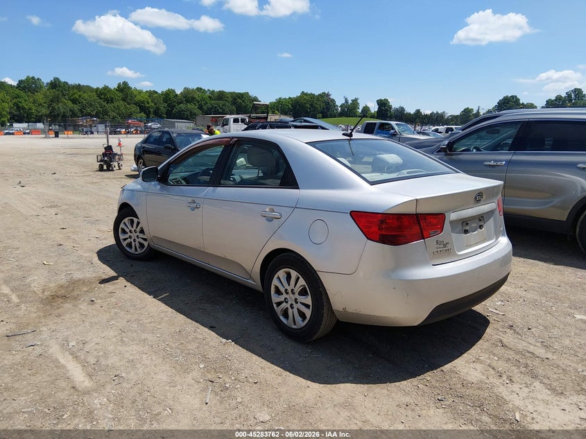 2012 Kia Forte VIN KNAFU4A23C5488760 IAAI salvage auction — NORMAL WEAR, Clear (Tennessee), sold $675 on 2026-07-08 (photo 3)