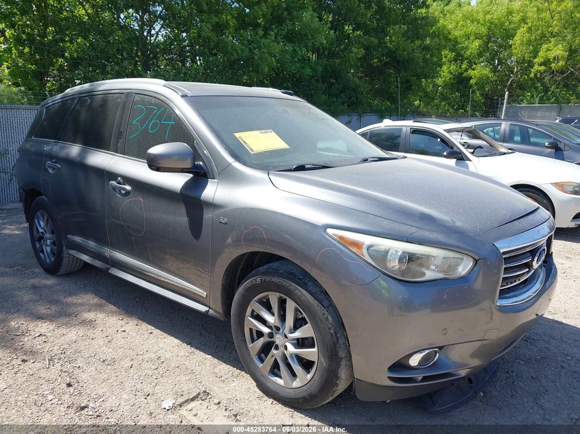 2015 Infiniti Qx60 VIN 5N1AL0MN7FC533340 IAAI salvage auction — REAR END, Wait Title, sold $1,700 on 2026-08-23 (photo 1)