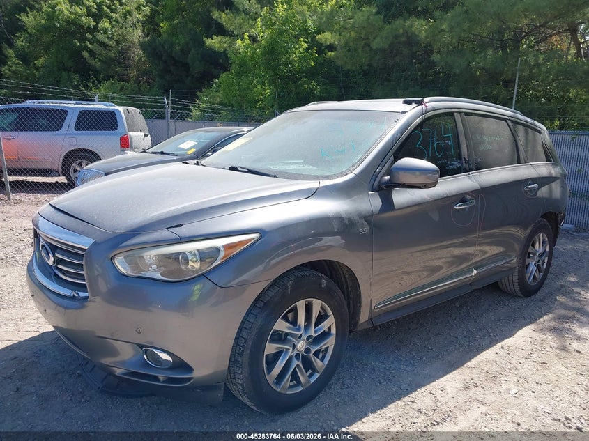 2015 Infiniti Qx60 VIN 5N1AL0MN7FC533340 IAAI salvage auction — REAR END, Wait Title, sold $1,700 on 2026-08-23 (photo 2)