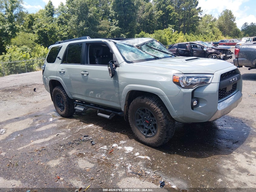2023 Toyota 4runner VIN JTERU5JR8P6088773 IAAI salvage auction — STORM DAMAGE, Salvage (Mississippi), sold $17,900 on 2026-07-17 (photo 1)