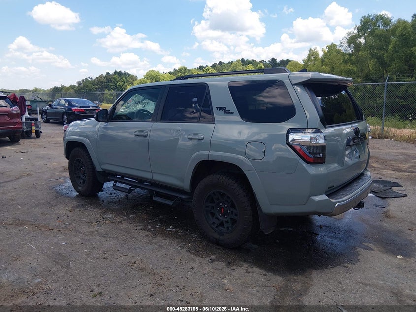 2023 Toyota 4runner VIN JTERU5JR8P6088773 IAAI salvage auction — STORM DAMAGE, Salvage (Mississippi), sold $17,900 on 2026-07-17 (photo 3)