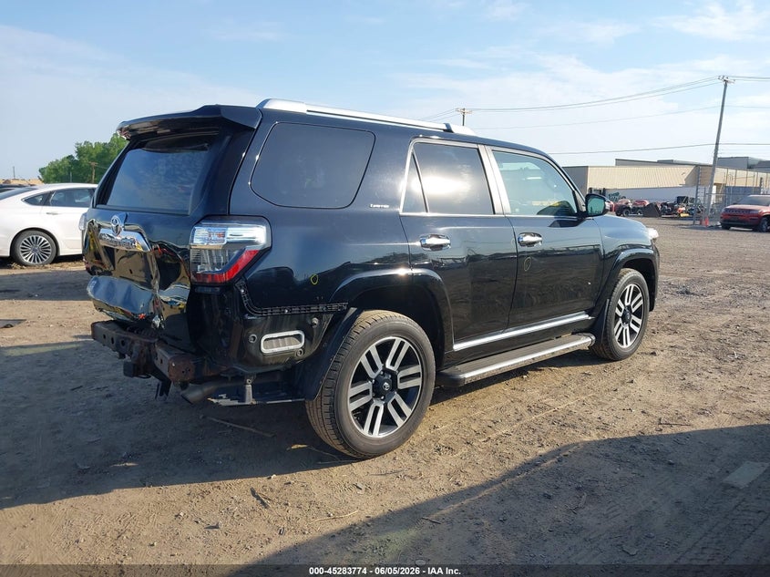 2018 Toyota 4runner VIN JTEBU5JR2J5554583 IAAI salvage auction — REAR END, Salvage Title, sold $16,100 on 2026-07-22 (photo 4)
