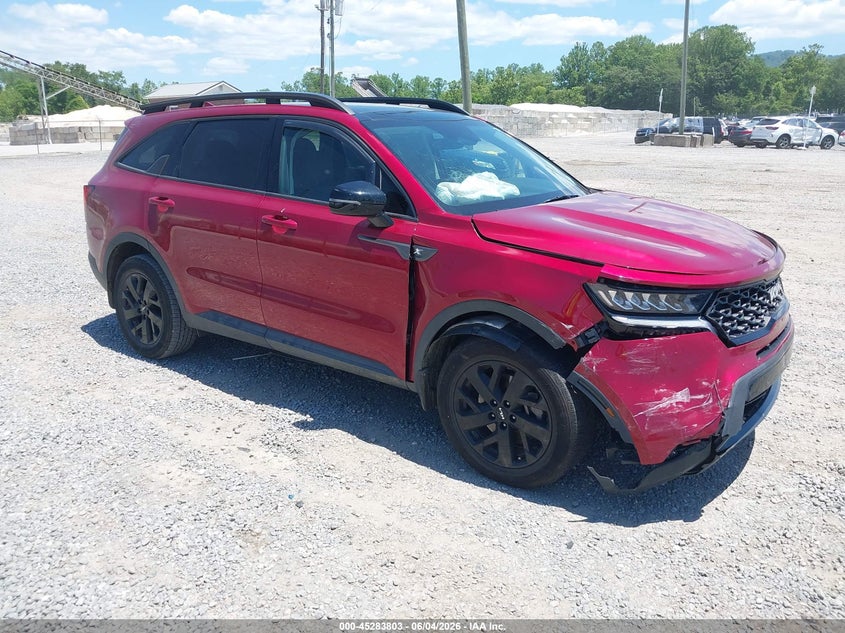 2023 Kia Sorento VIN 5XYRLDLC2PG179853 IAAI salvage auction — RIGHT FRONT, Salvage (North Carolina), sold $8,650 on 2026-07-24 (photo 1)