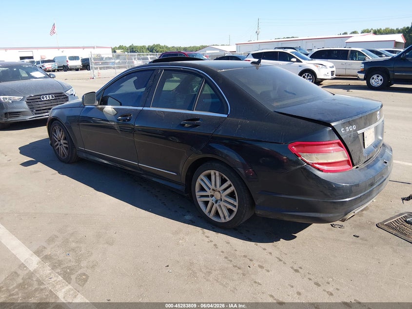 2008 Mercedes-benz C-klasse VIN WDDGF54X58F089449 IAAI salvage auction — REAR END, Salvage (North Carolina), sold $475 on 2026-07-08 (photo 3)