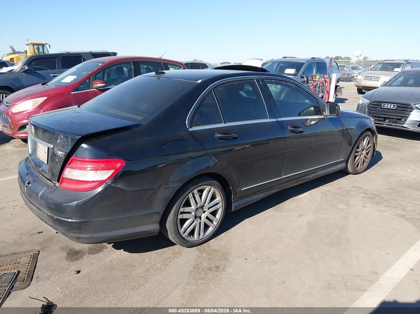 2008 Mercedes-benz C-klasse VIN WDDGF54X58F089449 IAAI salvage auction — REAR END, Salvage (North Carolina), sold $475 on 2026-07-08 (photo 4)