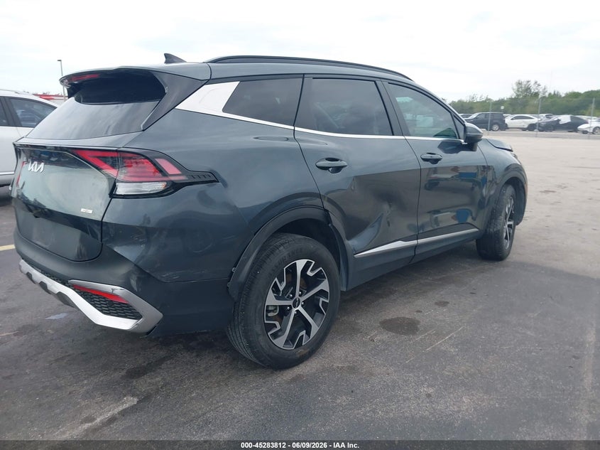 2024 Kia Sportage VIN KNDPVCDG1R7146307 IAAI salvage auction — LEFT FRONT, Salvage Title, sold $10,000 on 2026-07-16 (photo 4)