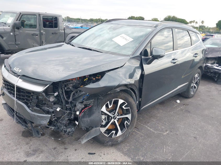 2024 Kia Sportage VIN KNDPVCDG1R7146307 IAAI salvage auction — LEFT FRONT, Salvage Title, sold $10,000 on 2026-07-16 (photo 6)