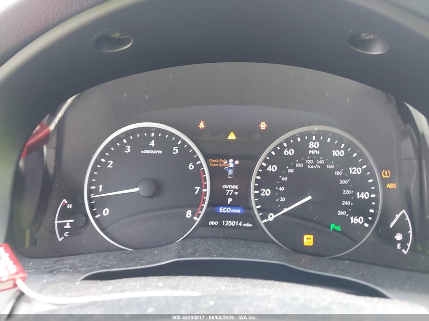 2013 Lexus ES VIN JTHBK1GG5D2068458 IAAI salvage auction — LEFT FRONT, Original (Texas), sold $3,300 on 2026-07-23 (photo 7)