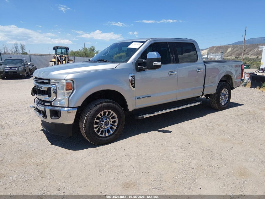 2021 Ford F250 VIN 1FT7W2BT6MEC20851 IAAI salvage auction — RIGHT FRONT, Salvage Title, sold $16,800 on 2026-07-22 (photo 2)