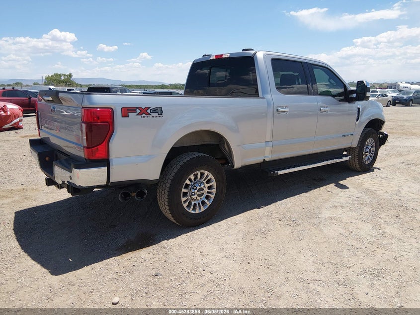 2021 Ford F250 VIN 1FT7W2BT6MEC20851 IAAI salvage auction — RIGHT FRONT, Salvage Title, sold $16,800 on 2026-07-22 (photo 4)