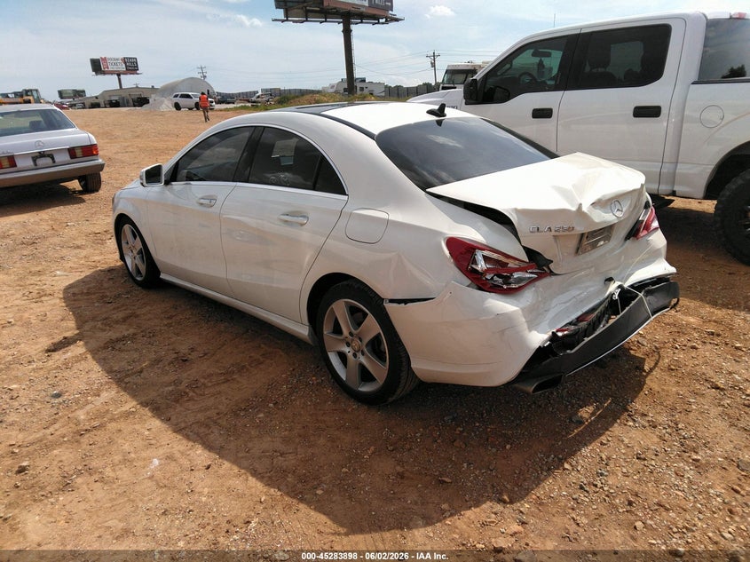2016 Mercedes-benz Cla-klasse VIN WDDSJ4EB0GN303970 IAAI salvage auction — REAR END, Salvage (Missouri), sold $1,650 on 2026-07-27 (photo 3)