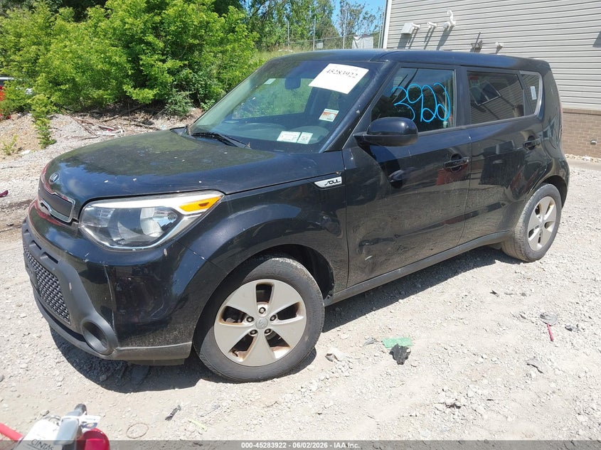 2015 Kia Soul VIN KNDJN2A25F7814775 IAAI salvage auction — NORMAL WEAR, Clear (New York), sold $600 on 2026-07-07 (photo 2)