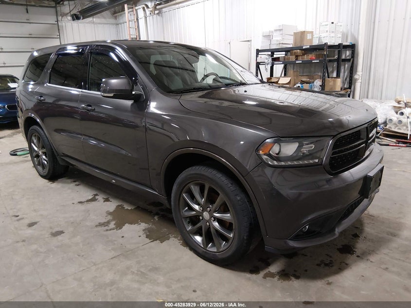 2017 Dodge Durango VIN 1C4RDJDG1HC896988 IAAI salvage auction — HAIL, Salvage Title, sold $3,900 on 2026-07-19 (photo 1)