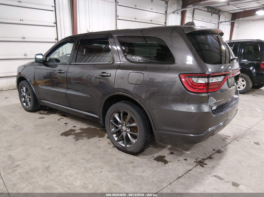 2017 Dodge Durango VIN 1C4RDJDG1HC896988 IAAI salvage auction — HAIL, Salvage Title, sold $3,900 on 2026-07-19 (photo 3)
