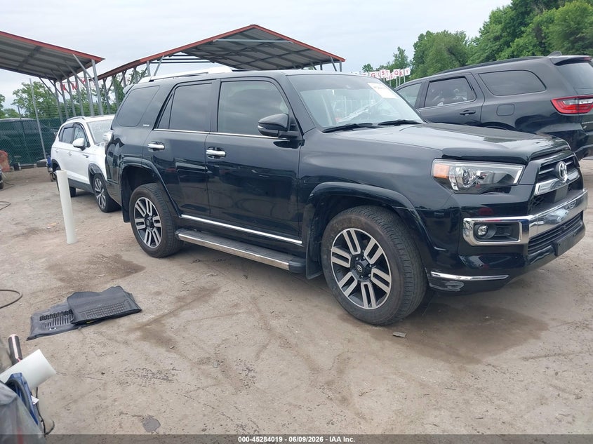 2023 Toyota 4runner VIN JTEKU5JR9P6149890 IAAI salvage auction — LEFT FRONT, Salvage Title, sold $26,750 on 2026-07-30 (photo 1)