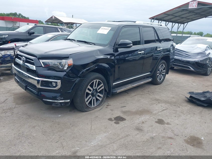 2023 Toyota 4runner VIN JTEKU5JR9P6149890 IAAI salvage auction — LEFT FRONT, Salvage Title, sold $26,750 on 2026-07-30 (photo 2)