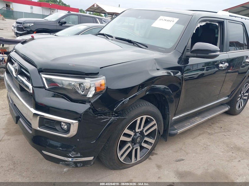 2023 Toyota 4runner VIN JTEKU5JR9P6149890 IAAI salvage auction — LEFT FRONT, Salvage Title, sold $26,750 on 2026-07-30 (photo 6)