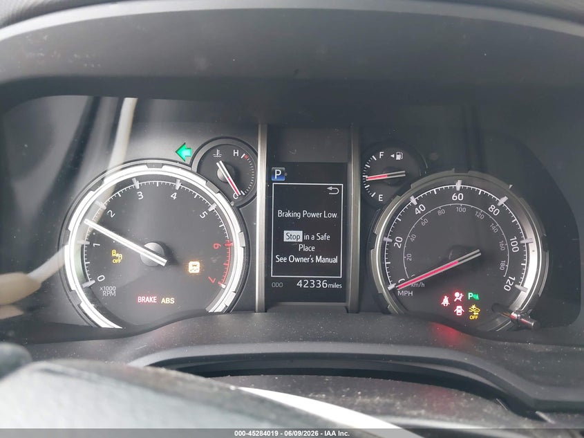 2023 Toyota 4runner VIN JTEKU5JR9P6149890 IAAI salvage auction — LEFT FRONT, Salvage Title, sold $26,750 on 2026-07-30 (photo 7)