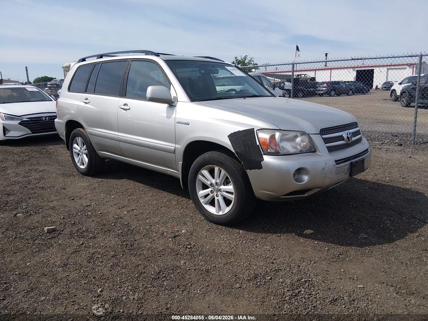 2007 Toyota Highlander hybrid VIN JTEEW21A070041662 IAAI salvage auction — NORMAL WEAR, Clear (New York), sold $675 on 2026-07-20 (photo 1)