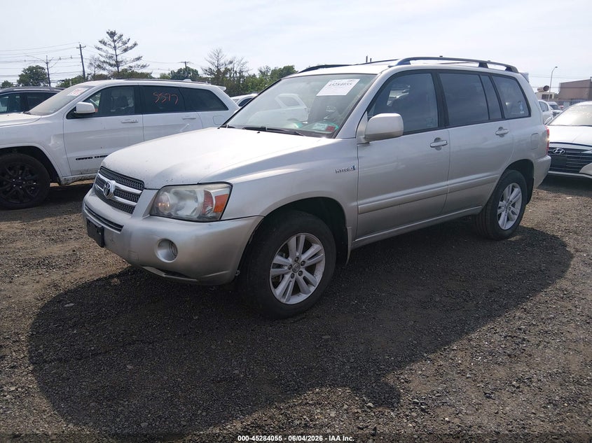 2007 Toyota Highlander hybrid VIN JTEEW21A070041662 IAAI salvage auction — NORMAL WEAR, Clear (New York), sold $675 on 2026-07-20 (photo 2)