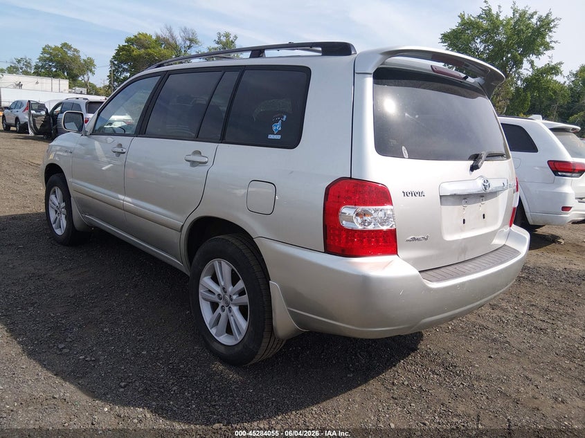 2007 Toyota Highlander hybrid VIN JTEEW21A070041662 IAAI salvage auction — NORMAL WEAR, Clear (New York), sold $675 on 2026-07-20 (photo 3)