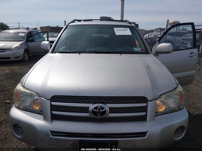 2007 Toyota Highlander hybrid VIN JTEEW21A070041662 IAAI salvage auction — NORMAL WEAR, Clear (New York), sold $675 on 2026-07-20 (photo 6)
