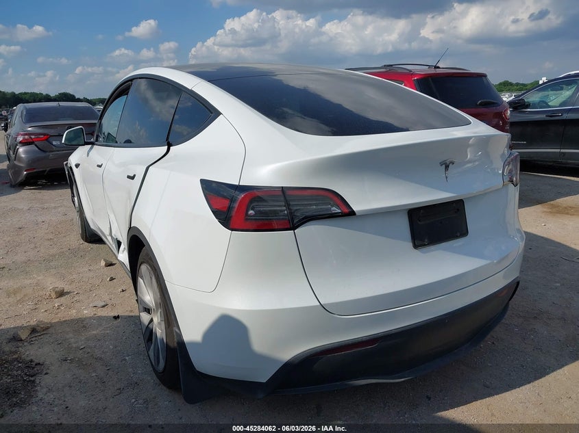 2024 Tesla Model y VIN 7SAYGDED1RF047606 IAAI salvage auction — FRONT END, Original (Texas), sold $12,500 on 2026-08-27 (photo 3)