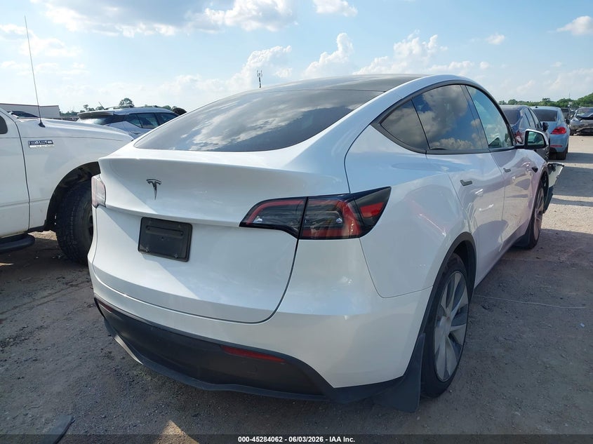 2024 Tesla Model y VIN 7SAYGDED1RF047606 IAAI salvage auction — FRONT END, Original (Texas), sold $12,500 on 2026-08-27 (photo 4)