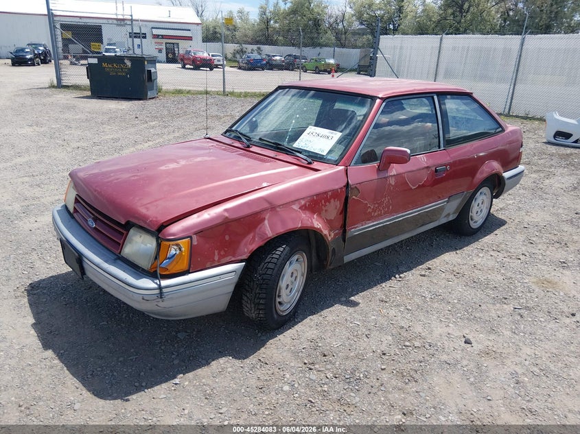 1990 Ford Escort VIN 1FAPP9196LW172181 IAAI salvage auction — NORMAL WEAR, Clear (Montana), sold $200 on 2026-07-08 (photo 2)