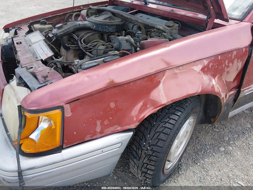 1990 Ford Escort VIN 1FAPP9196LW172181 IAAI salvage auction — NORMAL WEAR, Clear (Montana), sold $200 on 2026-07-08 (photo 6)