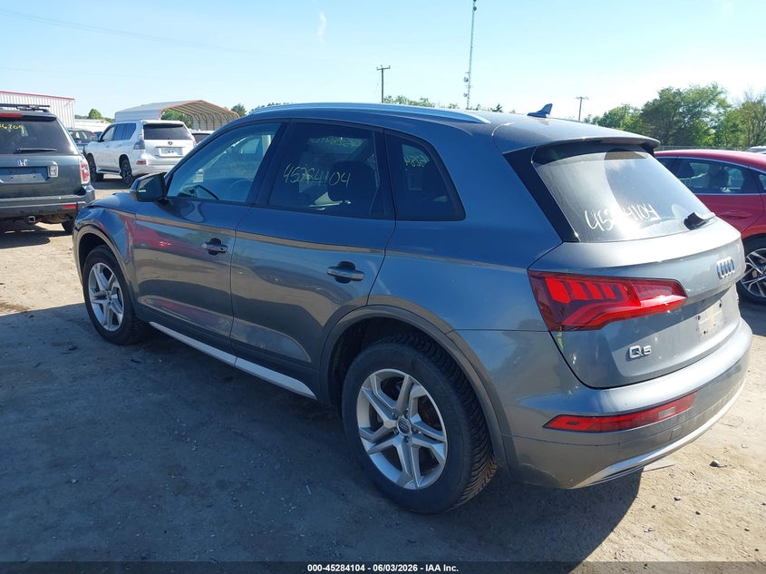 2018 Audi Q5 VIN WA1ANAFY5J2116576 IAAI salvage auction — FRONT END, Clear (Virginia), sold $5,500 on 2026-07-28 (photo 3)