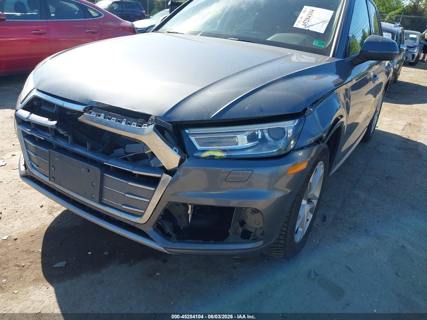 2018 Audi Q5 VIN WA1ANAFY5J2116576 IAAI salvage auction — FRONT END, Clear (Virginia), sold $5,500 on 2026-07-28 (photo 6)