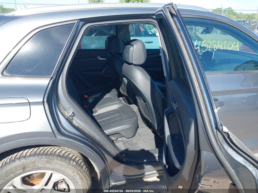 2018 Audi Q5 VIN WA1ANAFY5J2116576 IAAI salvage auction — FRONT END, Clear (Virginia), sold $5,500 on 2026-07-28 (photo 8)
