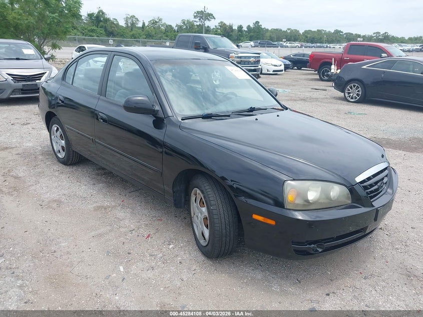 2004 Hyundai Elantra VIN KMHDN46D34U755545 IAAI salvage auction — NORMAL WEAR, Clear (Michigan), sold $275 on 2026-07-30 (photo 1)