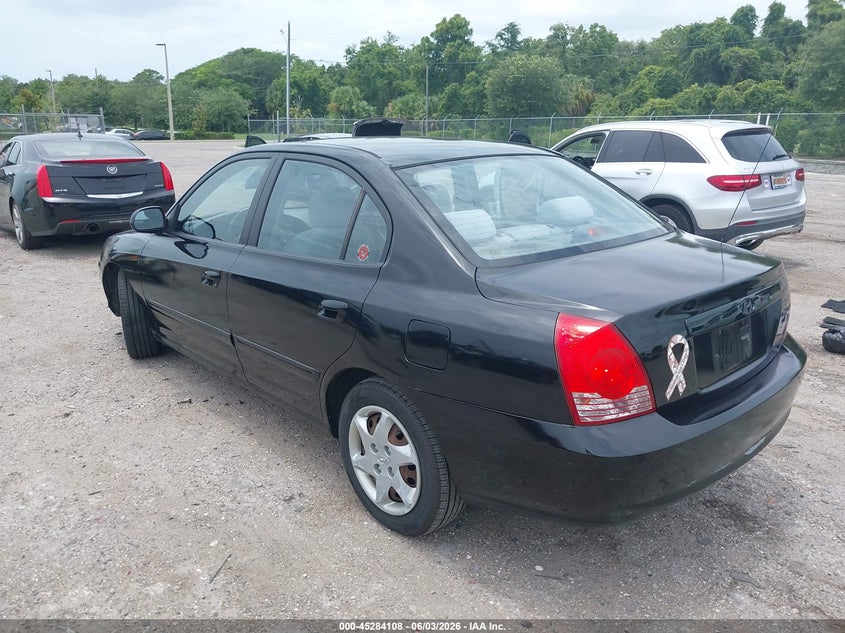 2004 Hyundai Elantra VIN KMHDN46D34U755545 IAAI salvage auction — NORMAL WEAR, Clear (Michigan), sold $275 on 2026-07-30 (photo 3)