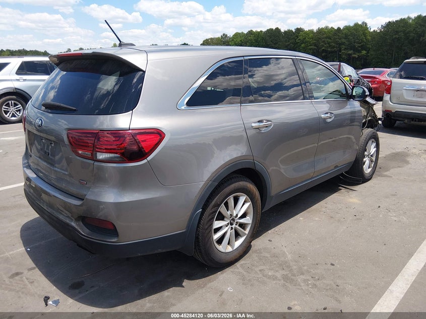 2019 Kia Sorento VIN 5XYPG4A39KG546626 IAAI salvage auction — FRONT END, Salvage Title, sold $1,550 on 2026-07-22 (photo 4)