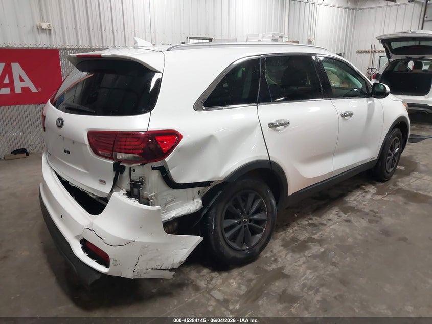 2019 Kia Sorento VIN 5XYPGDA36KG433393 IAAI salvage auction — RIGHT REAR, Salvage Title, sold $3,150 on 2026-07-16 (photo 4)