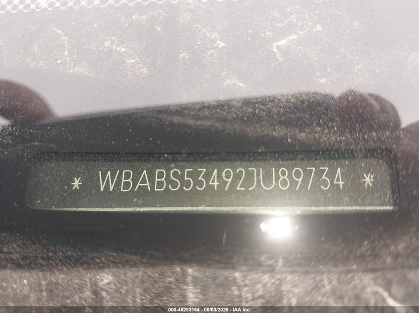 2002 BMW 3 series VIN WBABS53492JU89734 IAAI salvage auction — FRONT END, Salvage (California), sold $1,250 on 2026-07-20 (photo 9)